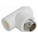 Тройник с наружной резьбой d-25х1/2х25