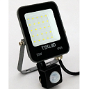 Прожектор LED SMD NEW SENSOR 20W 6000K BLACK 85-265V 224-03286
