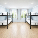 Кровать металлическая, 2 яруса