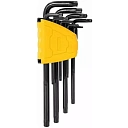 Ключ TORX, длинный, в наборе 9 шт, T10-T50, EDL234209H (черный), Deli  