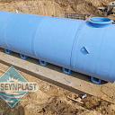 Эко емкость для воды 40м3 горизонтальная из полипропилена