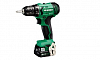 Аккумуляторная дрель h-ds12daff