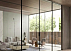 Стеклянные раздвижные перегородки модель 2