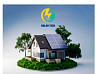 Сетевая солнечная электростанция (8 кВт) SOLAR TECH CORP