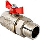 Шаровой кран со сгоном бабочка 3/4 KONSAN