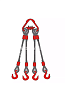 Четырехветвевой строп канатный (паук), 3.5 м, 16 т