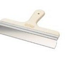 Cuved handle spatula (spring steel) (шпатель фасадный, деревянная ручка) 136