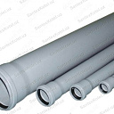 Труба канализационная BASE Ø110 с раструбом L=2 м, (10) VALFEX Россия