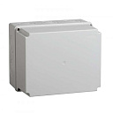 Коробка КМ41274 распаячная для о/п 240х195х165 мм IP55 (RAL7035, кабельные вводы 5 шт)
