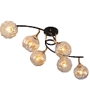 Люстра 8351 6xE27 GOLD+BLACK (TEKAVIZE) 159-17734