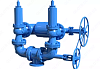 Блок предохранительных клапанов 17с90нж Ду50 Ру8,0МПа