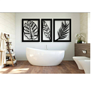 Настенное металлическое панно "Тропический стиль"