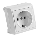 Розетка одинарная Viko Vera С/З (накладная) 379-36035