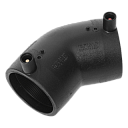 Электросварной отвод 45° 40V-PE100 SDR11 PN16 HDPE