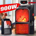 Мини обогреватель-камин Flame Heater 900 W