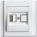 Розетка Vesta Verona USB