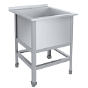 Ванна моечная+B121:E127 стандарт ЦК  с бортом ВМО1-430СЦК-Мб (530х600х870(890) мм)