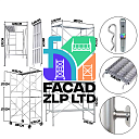 Строительные леса, антикоррозийные, облегченные, труба 2.5 мм, Китай