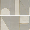 Настенный декор Титанио Вставка Бисквит