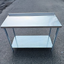 Стол нержавейка. Стол производственный из нержавейки 114×50×85 (h)