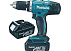 Аккумуляторная дрель-шуруповерт Makita DDF453RFE