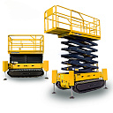 Мини - гусеничный самоходный ножничный подъёмник