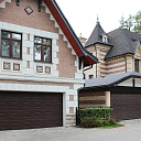 Гаражные секционные ворота из сэндвич-панелей с торсионным механизмом RSD02