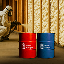 Напыление ППУ для шумоизоляции и теплоизоляции