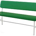 Медицинская банкетка (со спинкой) 150 см