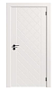 Межкомнатные двери, модель: TRENTO 2, цвет: Эмаль белая