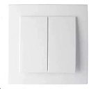 Выключатель двухклавишный Nilson