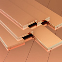 Шина медная, полоса 100 х5 М1