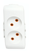 Колодка удлинителя на 2 гнезда с заземлением Multi-let