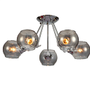 Люстра 52035 5xE27 CHROME+WHITE (TEKAVIZE) 159-17586