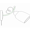 Бра 32348 1xE27 CHAMPAGNE GOLD TEKAVIZE 1шт 151-19766