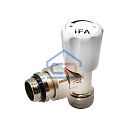 Радиаторный кран IFA & Çinar Brass  угловой (подача) 1/2" Lux