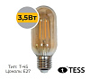 Лампа светодиодная филамент "TESS" T-45 3.5 Вт E27 2700K