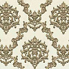 Обои Ланита Регина Декор молочно-золотисто-оливковый