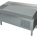 Прилавок холодильный среднетемпературный «Рыба-на-льду» ПХС-1,55/0,85 (под выносное холодоснабжение)