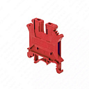 Клемма винтовая проходная, 2.5 мм2, красная MTU-2.5RD