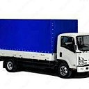 Бортовой грузовик с тентом ISUZU NPR82 (CNG) COMFORT