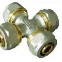 Крестовина на металлопластиковую трубу 16 x 16 x 16 x 16