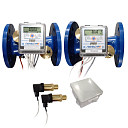 Общедомовый теплосчетчик Ду65 RS-485 + 2 имп. входа, qp=50 м3/ч, 2 датчика давления, 150°C