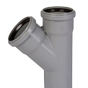 Тройник ПП для внутренней канализации 45° Ду 75х75 OSTENDORF