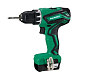 CORDLESS DRIVER DRILL HITACHI (аккумуляторная дрель-шуруповерт) DS10DALML