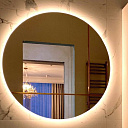 Умное зеркало с обогревателем 129х111B, 70х70 см