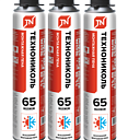 Пена монтажная профессиональная технониколь 65 maximum всесезонная, 12*990 гр