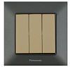 Выключатель 3 клавишный Karre Plus Panasonic