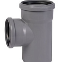 Тройник ПП для внутренней канализации 87° Ду 125х110 OSTENDORF