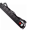 Сетевой фильтр, 6 гнёзд, рэковый